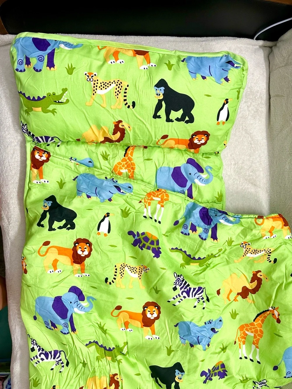 Wildkin Original Nap Mat with Pillow for Boys and Girls,Hook and Loop Fastener